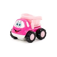 PINK TRUCK DUMP TRUCK pre deti 13x18 cm WADER POLESIE sklápač