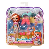 Bábika Enchantimals Flamingo rodinka Florinda Flamingo + 3 zvieratká