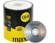 CD Maxell CD-R 700 MB 100 ks.