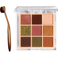 ŠTETCE a paleta tieňov - 9 odtieňov - Profesionálny make-up - deň a noc