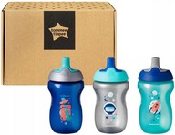 Tommee Tippee Boy športová fľaša 260ml 12m+ 3 ks