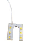 HM02T 6LED lampa do šijacieho stroja s magnetom