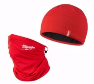 MILWAUKEE SET RED BNI HAT WINTER LOGO RED SUKRT MASK