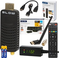 DVB-T2 HEVC DEKODÉR POZEMNÝ TUNER + WIFI ANTÉNA FULL HD USB