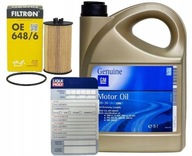 OPEL GM OIL 5W30 DEXOS2 5L + FILTER OE 648/6 + ZADARMO