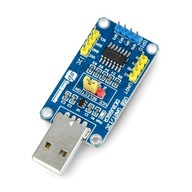 USB UART/I2C prevodník MCP2221 - USB zástrčka