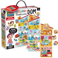 MONTESSORI OBROVSKÝ DOM 70cm 6 izieb PUZZLE Lisciani