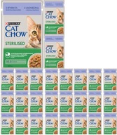 Purina Cat Chow po sterilizácii jahňa 26x85g