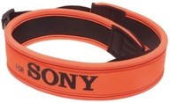 SONY FOTOAPARÁT REMÍNOK NA KRK NEOPRÉN SILNÝ HRUBÝ ORANŽOVÝ