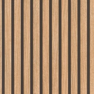 Tapeta 3D lamely Panel Wood-like Black Brown 278408 Feelgood