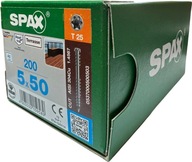 SPAX-D PALUBNÉ SKRUTKY 5x50 A2 200ks STRIEBOR