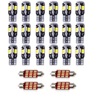 LED žiarovky pre vnútorné osvetlenie parkovacej dosky Škoda Octavia 3 predfacelift