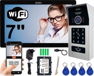 Digitálny 2-drôtový videointerkom PREMIUM WiFi 5TECH TWIN 7'' FullHD aplikácia