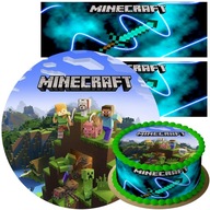 SADA TORTOVÝCH TORTÍČEK MINECRAFTU + 2 OBVODY + TEXT