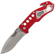 ZÁCHRANNÝ Nôž BlackFox Aluminium Red Rescue Folder (BF-117)