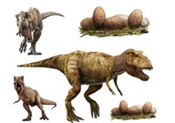 Potlač cukrovej pasty dinosaura 2