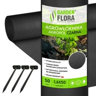 Agrotextília Čierna 1,6x50m50g + SADA ČEP