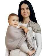 LennyLamb Ring Sling - Malá rybia kosť Mandle 1.8