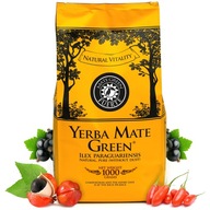 Yerba Mate Zelená FUERTE 1000g guarana catuaba 1kg