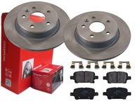 BREMBO PREDNÉ DISKY, DESTIČKY, OPEL ASTRA V, 264MM