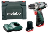 METABO AKU VŔTAČKA A NÁSTROJE POWERMAXX BS ZÁKLADNÉ KUFRE 2x2Ah