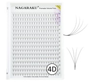 NAGARAKU hotové umelé mihalnice C 4D TUMBLES 0,07 320 ks. MIX 9-14mm