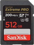 KARTA SANDISK EXTREME PRO SDXC 512 GB 200/140 MB/s