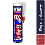 Montážne lepidlo FIX 2 GT 290 ml biele Tytan