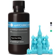 Anycubic Aqua Blue Blue UV živica 0,5l