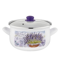 Hrniec Emalia Pleszew Lavanda 18 cm 3 l