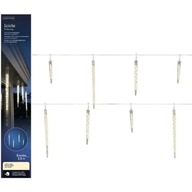 LED lampy Icicles 76 bielych svetiel 2,5m