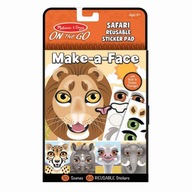 Opakovane použiteľné nálepky so zvieratkami Melissa&Doug Safari