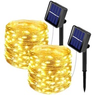 2ks Garland Solar Fairy Lights záhradná reťaz