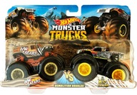 HOT WHEELS MONSTER TRUCKS BÚRACIE DVOJNÁSOBNÉ VOZIDLÁ SAFARI VS WILD STREAK