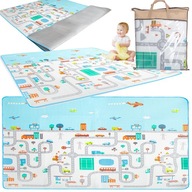 Detská vzdelávacia podložka City Foam Mat 180x200