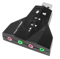 USB VIRTUÁLNA 7.1 STEREO 3D ZVUKOVÁ KARTA