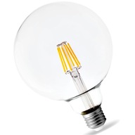 VEĽKÁ EDISON LED ŽIAROVKA FILAMENTOVÁ 12W E27 G125