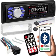 AUTORÁDIO BLUETOOTH 1-DIN USB AUX SD MP3