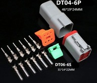 Kocka Hermetický konektor DEUTSCH DT 6 PIN set