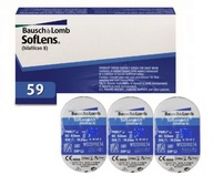 Soflens 59 Bausch kontaktné šošovky 3 ks -2,25