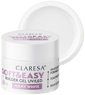 Claresa Soft&Easy Milky biely stavebný gél 45g