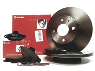 BREMBO PREDNÉ DISKY+DLOŽKY FIAT PUNTO I II 500