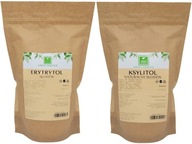 Xylitol a Erytritol Sada 2x 1kg mix sladidiel