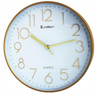 Nástenné hodiny Elitehoff biele, odtiene zlata 30cm