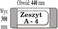 A4 OBÁLKA NA ZOŠIT (50KS) IKS, IKS