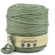 Bavlnená šnúrka Macrame 5mm 100m khaki