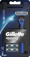 GILLETTE MACH3 BLUE STAR SHAVOR 3 LAST