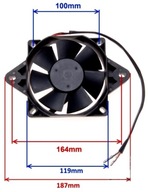 VENTILÁTOR RADIATORA Quad Bashan 200/250cc OEM!