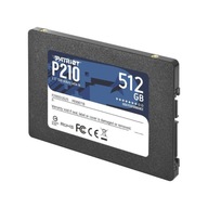 SSD PATRIOT 512GB P210 SATA3 2,5'' 520/430 MB/s