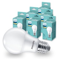 6x LED žiarovka E27 A60 10,5W = 75W 1055lm 2700K Teplá mliečna PHILIPS